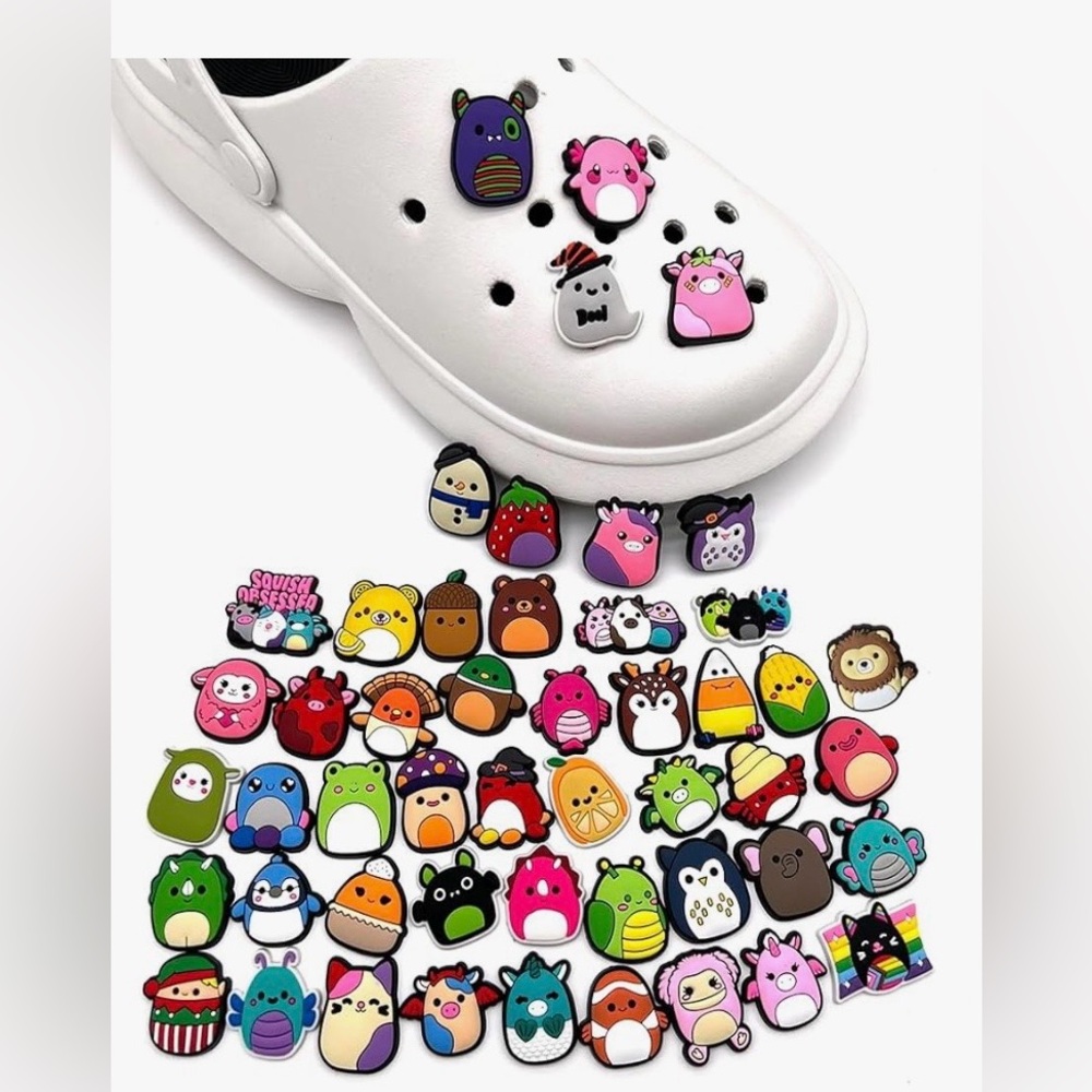 Shoe Charms 50 Pcs Cute Animal